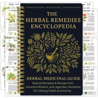 The Herbal Remedies Encyclopedia English Adults Spiral Bound Natural Healing Guide Herbal Medicine Recipes Book Free Shipping