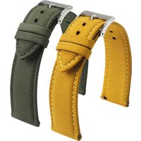 Bracelet de montre en toile de voile de 18 mm, 19 mm, 20 mm, 21 mm, 22 mm, 24 mm, résistant à l'usure, respirant, en nylon, avec système de fixation rapide, pour hommes.