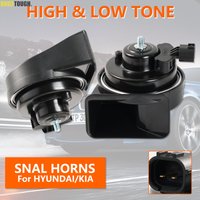 Dual Snail Horn 12V 110-125DB Waterproof High Low For Hyundai i20 Tucson IX35 Accent Creta IX25 Solaris Veloster Sportage Rio