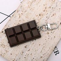 Delicious Chocolate Bag Pendant New Simplicity Simulated Cute Food Chocolate Keychain Decorative Car Key Charm Diy Accessories