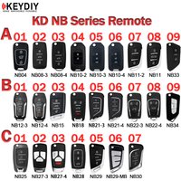KEYDIY KD900 clé de voiture à distance universelle vierge NB04/0810/11/12/15/18/21/22/25/27 NB28 NB29 NB30 NB33 NB34 pour KD MINI/KD-X2/KD-MAX