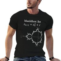Mandelbrot Set Fractal Chaos Theory Math Physics Design Black Background T-Shirt anime tshirt man t shirt summer T-Shirt