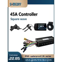 AliExpress NONE 36V/48V/52V Ebike Motor And Speed Controller 45A 3-Mode Sine to Square Wave Converter with UKC1 LCD Display for Electric Bikes