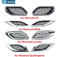 1Pcs For Maserati Ghibli Levante Quattroporte GT Car Front Side Grille Air Intake Fender Vents Grill