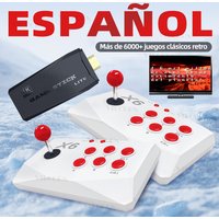VILCORN M8 consola juegos retro para tv 4k 6000+ juegos español video game consoles videoconsola emulador videojuegos