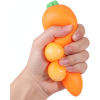 Carrot Squishy Games Sausage Carrot Vegetable Giant Stress Toy Sensory Fun For Kids Teens & Adults Carrot Skateboard Squish1/2/3