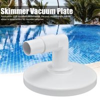 Pool Skimmer Plate Skimmer Vacuum Plate Skimmer Vacuum Plate with 90 ° Elbow Plastic Pool Vacuum Plate Replacement for Hayward