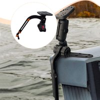 Fish Find Mount 360 Degree Rotation Black Sturdy Adapter Portable Fish Finder Equipment for Kayak Fishing