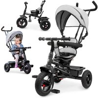 Hypermotion Dreirad Tobi Frey mit drehbarem Sitz, multifunktionaler Schiebevorrichtung für Kinder von 1-4 Jahren, schlauchlose Räder