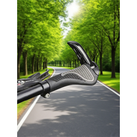 AliExpress NONE Shock Absorbing Dust Proof Mountain Bike Handlebar Grips Rubber Horn Sub Bike Grip Pair Bilateral Locking for Enhanced Riding Ex