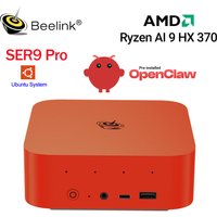 Beelink SER10 Max HX470 SER9 Pro AMD Ryzen AI9 HX370 Powerful AI PC 32G DDR5 1T NVME H255 Gaming PC PCIe4.0 SSD Desktop Computer