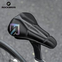 AliExpress ROCKBROS Bicycle Seat Cover High Elastic Comfortable cushioning Bike Seat Cushion Cover Memory Foam Shock Absorption Seat Cover