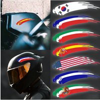 AliExpress NONE Reflective Motorcycle Stickers National Flag Logo Helmet Tank Bike Car Decals for Yamah Honda Suzuki Kawasaki Ktm Bmw Ducati