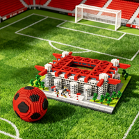 Soccer Stadium Micro Building Block Toy–High Difficulty Puzzle Gift for Adult/Teens,Birthday Christmas Present for Football Fan