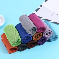 1PC Outdoor Exercise Cool Towel Handling Work Wipe Sweat Quick Drying Polyester Soft Breathable Sports Towel for Outdoor