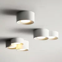 Plafonnier LED moderne en forme de cylindre, spot de plafond pour chambre à coucher, couloir, allée, minimalisme, décoration intérieure, éclairage de plafond.