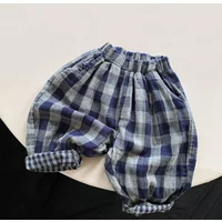 Kids Pants 2024 New Autumn Winter Simple Style Fashion Korean Casual Baggy