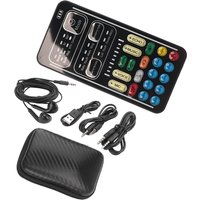 (A96Z) I9 Voice Changer Full Kit Multiple Audio Effect Bluetooth Live Sound Cards Ultra-Thin Portable Live Sound Card Mic Tool