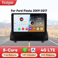 Hizpo systèmes de voiture intelligents Radio pour Ford Fiesta MK7 2009-2017 voiture multimédia GPS 2din Autoradio sans fil CarPlay Android Auto WIFI