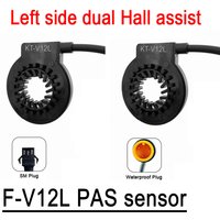 AliExpress NONE 12V-72V KT-V12L Electric bicycle Left position PAS Sensor Dual Hall Integrated Assistance 12 Magnetic Points,SM/Waterproof Plugs