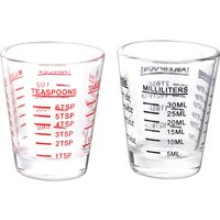 1pcs 30Ml Glass Measuring Cup With Scale Shot Glass Cup Baking Tools Kitchen And Bar Appliances Accessories