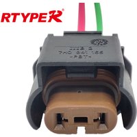 2 Pin Auto Fog Light Connector Plug Socket Auto waterproof connector 7H0941165 For Jetta Golf MK6 Passat Tiguan 7H09411