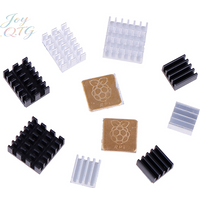 Hot 5Pcs For Raspberry Pi 2/3/4 3B+ 4B Aluminum Heatsink Radiator Cooler Kit