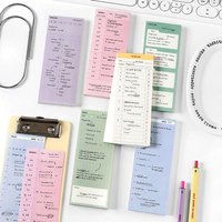 80sheets Sticky Notes, Life Progress Student Message Paper, Simple Office Plan Sticky Notes