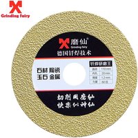 Diamond Saw Blade 110mm Grinding Disc Use for Ceramic Tile Glass Jade Marble Saw Blades for Angle Grinders 20mm Inner Diameter