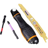 Industrial-grade anti-slip quick-change multi-functional bit universal reciprocating saw handle for home use two-in-one