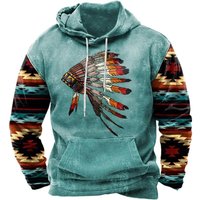 Indische ethnische Stil Hoodies 3D-Druck Mann Frauen Retro übergroße Streetwear y2k Hoodie Pullover Kapuzen pullover Kinder kleidung