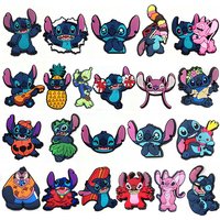 MESUCA 8-22Pcs Alien Shoe Charms Cartoon DIY Shoes Accessories For Clogs Sandals Decorations X-mas Gifts