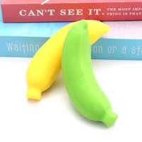 Banana Toys Slow Rising Squishy Fruit Squeeze Toy Funny Stress Reliever Reduce Pressure Prop Adult Flour Stress Relieving Toy