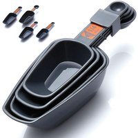 4pc Measuring Spoons Baking Cooking 1/4 Cup To 1 Cup PP Plastic With Scale Coffee Measuring Scoops Kitchen home Tool Accessories