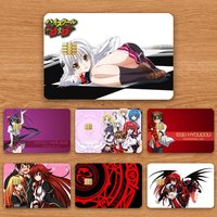 Anime High School DxD Credit Card HD Stickers Game Card Decal Card Matte Film Skin Small Chip Waterproof Sticker