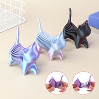3D Printing Cat Desktop Ornaments Adult Decompression Toys Cute Spring Cat Decorations For Home Cars Decor
