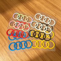 2pcs Car Logo Stickers Door Side Window Body Universal Decal Decoration For Audi A1 A2 A3 A4 A5 A6 A7 A8 Q1 Q2 Q3 Q4 Q5 Q6