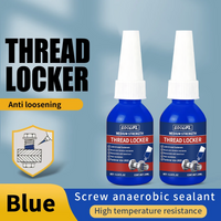 Blue Medium-Strength Threadlocker, Anaerobic Adhesive, Screw and Nut Fastening Adhesive, Removable, Oil-Resistant, Anti-Loosening, Corrosion-Resistant