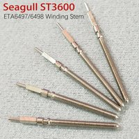 ETA 6497 Watch Crown Stem Stainless Steel Replacement Repair Parts Watch Stem Fit ETA 6497 6498 ST3600 3619 Watch Movement Parts