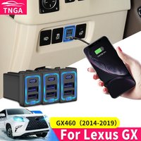 For Lexus GX460 2014-2019 2018 2017 USB Charging Plug PD Type C Fast Charging Interface GX 460 Interior Modification Accessories