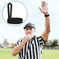 1/4PCS football field marker indicator wristband, black football team down indicator football wristband referee wristband length