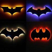 ZK50 Modern USB Cool Glowing Bat LED Wall Light Remote Control Atmosphere Sign Light Interior Decoration Night Light