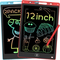 1/2PCS 12 Inch LCD Drawing Tablet HandWriting Colorful Doodle Board Educational Learning Toys For 3-12 Years Kids Gifts