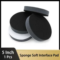 5Inch 125MM Hook and Loop Sponge Soft Interface Pad with 20mm Thick Cushion Interface Buffer Pad for Grinding and Polishing