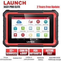 Launch X431 PRO ELITE Auto Full System Car Diagnostic Tools CAN FD Active Tester OBD2 Scanner UK-EU Version