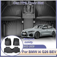 Car TPE Floor For BMW i4 G26 BEV 2022-2025 2023 2024 5 Seats LHD Car Floor Mats All-Weather Foot Odorless Pad Tray Interior Part