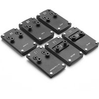 Optics Sight Mount Plate For Beretta 1911 S&W M&P HK UPS TS9 Glock fit Burris Razor Mini Micro Red Dot Scope Aluminum