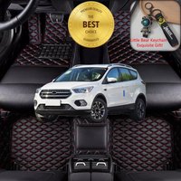 Customized Fit for Ford Kuga MK1/MK2/MK3 Car Floor Mats Car Accessories Luxury Auto Carpet Liner Mats Rugs Left/Right-hand Drive