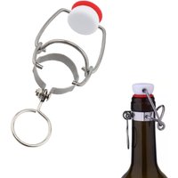 Bouchon pivotant à rabat, 6/12/18 pièces, bouchon de bouteille de bière, vin, brassage à domicile, pince de remplacement, bouchons de vin pour brassage à domicile