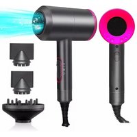 Professional Hair Dryer Strong Wind Hot Air Cold Air Ion Salon HairDryer 2000w Brush Negative Ion Blow Dryer with Diffuser